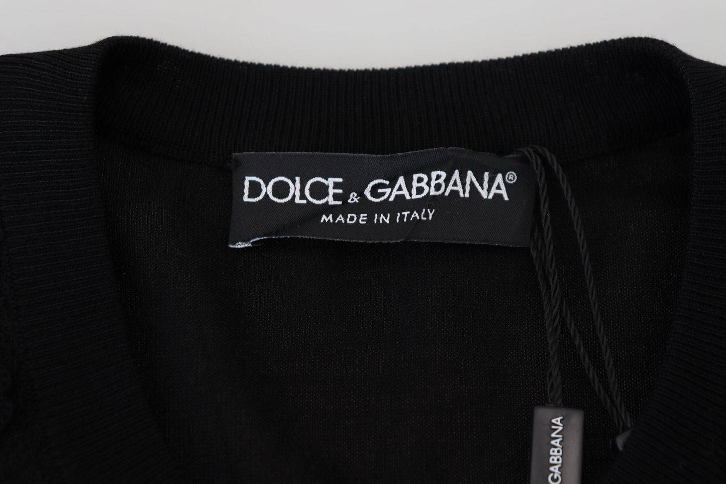 Dolce &amp; gabbana pull cardigan en dentelle florale noire