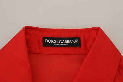 Dolce &amp; Gabbana - Haut polo à manches longues et col en soie