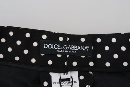 Dolce &amp; gabbana pantalon taille haute à pois