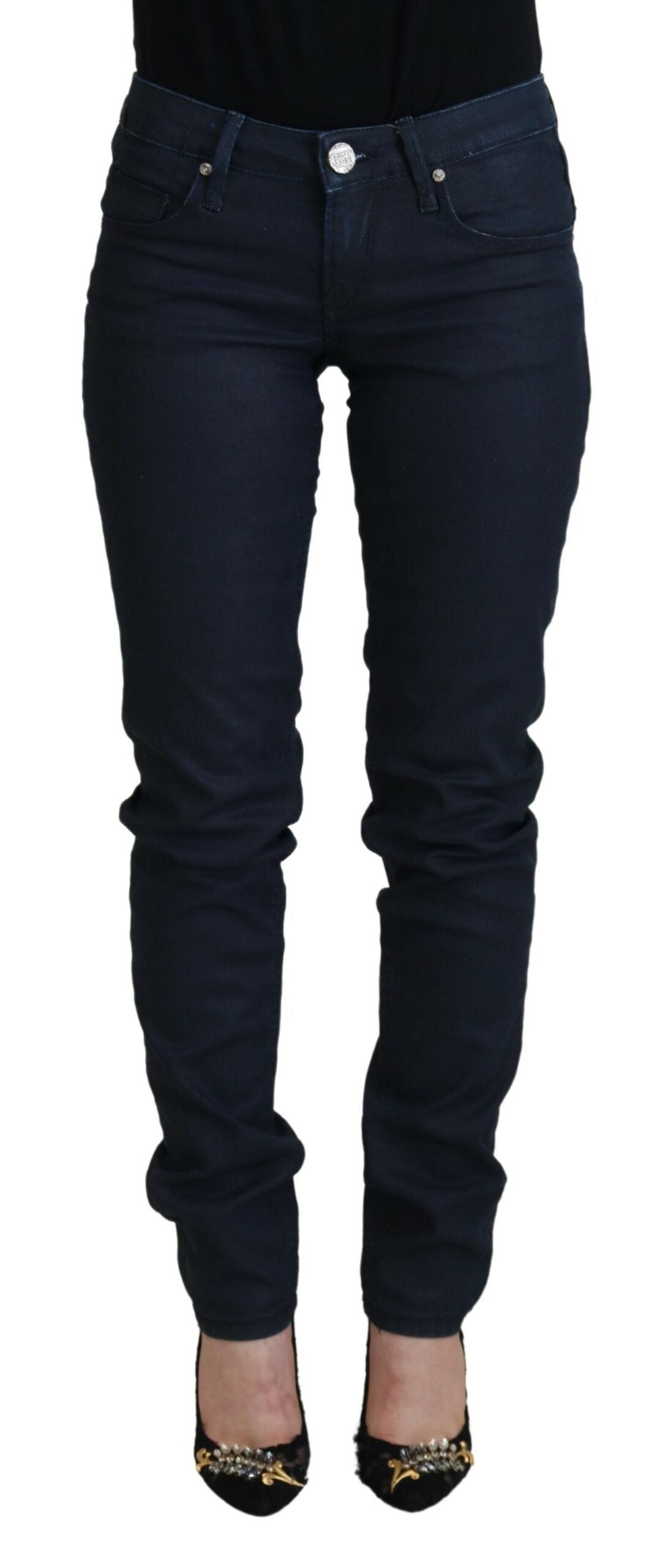 Acht - Jean skinny taille basse - Bleu