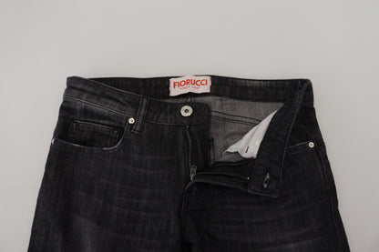 Jean skinny taille basse noir Fiorucci