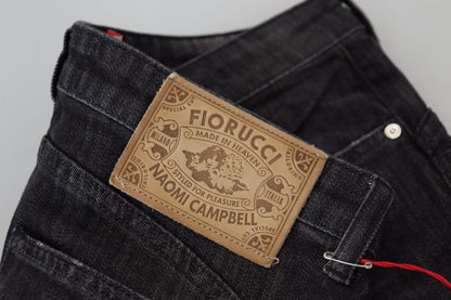 Jean skinny taille basse noir Fiorucci