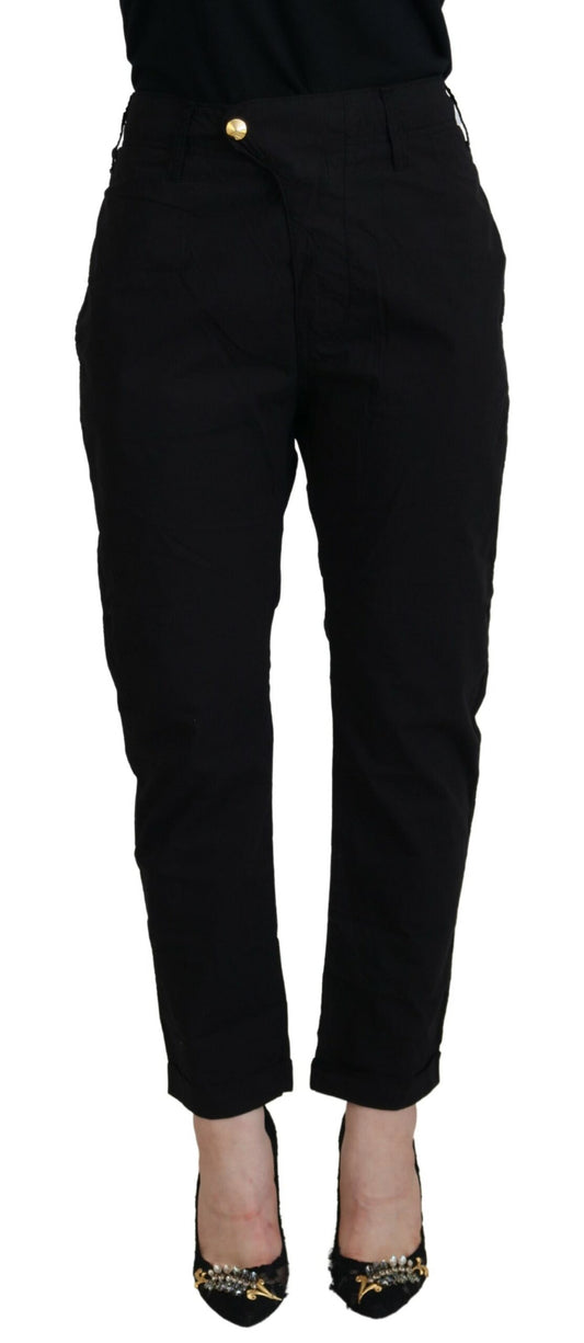 Pantalon fuselé Cycle en coton noir