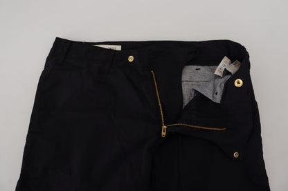 Pantalon fuselé Cycle en coton noir