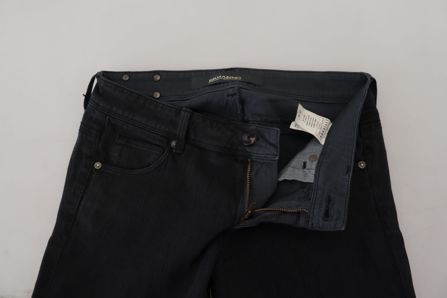 Ermanno scervino jean skinny noir taille basse