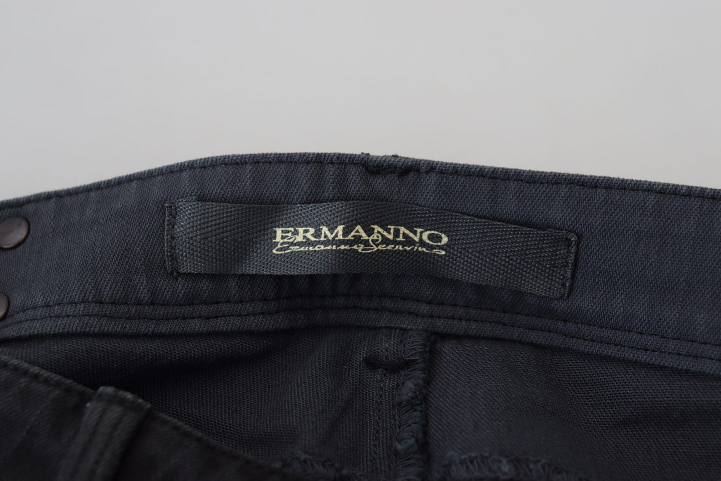 Ermanno scervino jean skinny noir taille basse