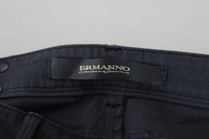 Ermanno scervino jean skinny noir taille basse