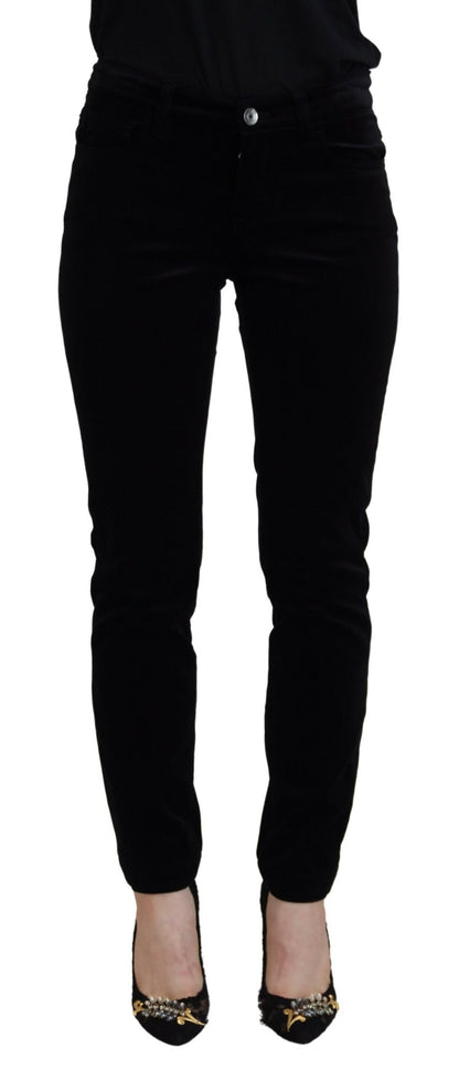 Dolce &amp; Gabbana - Jean skinny noir taille moyenne