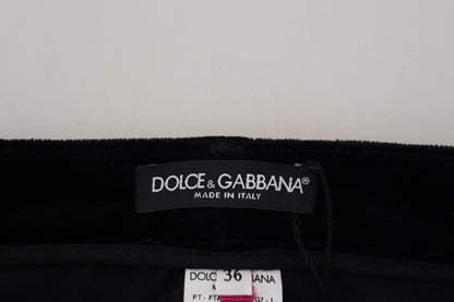 Dolce &amp; Gabbana - Jean skinny noir taille moyenne