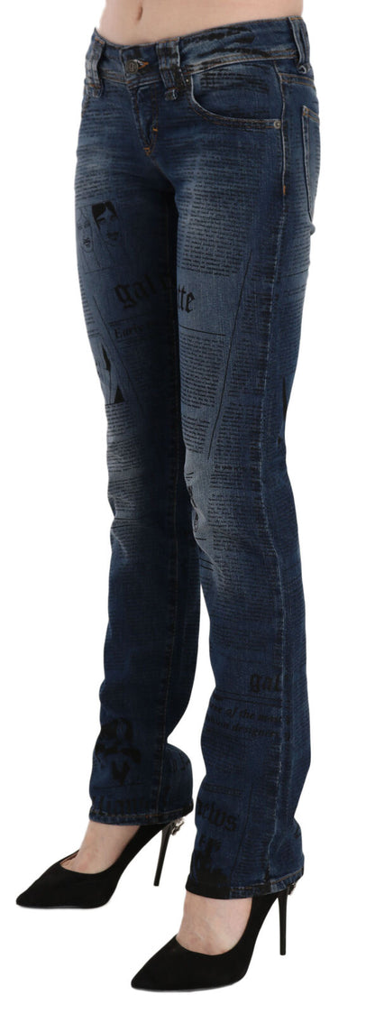 Jean skinny gazette bleu John Galliano