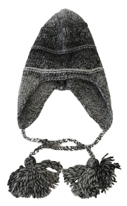 Dolce &amp; Gabbana Elegante gorro de punto gris