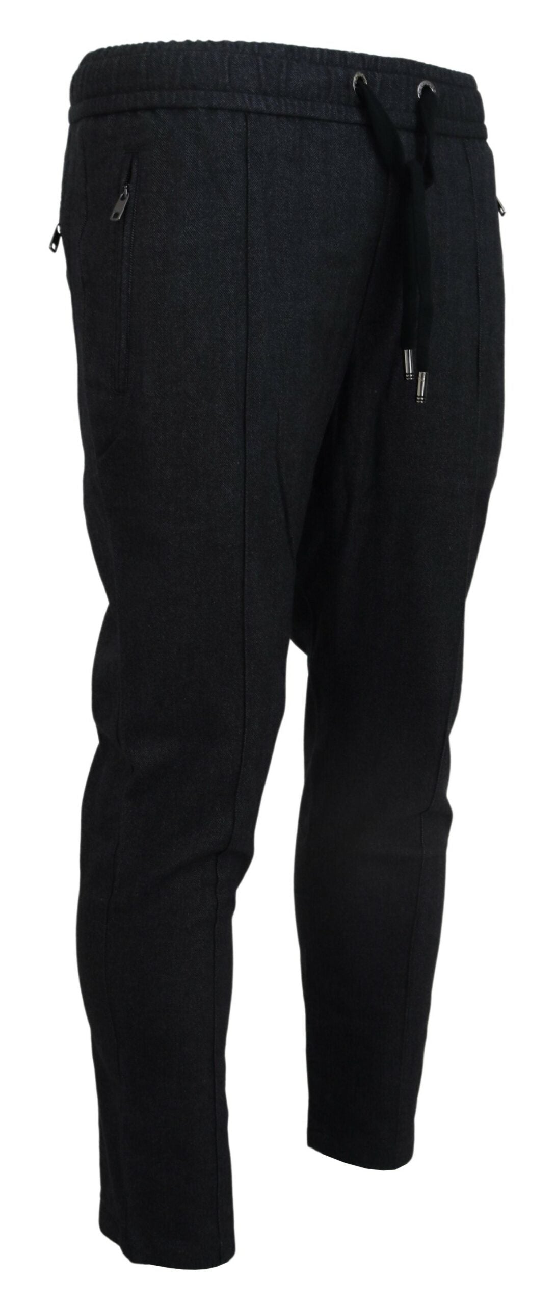 Pantalon de jogging en coton gris Dolce &amp; Gabbana pour homme