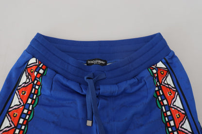 Dolce &amp; gabbana short en coton imprimé multicolore