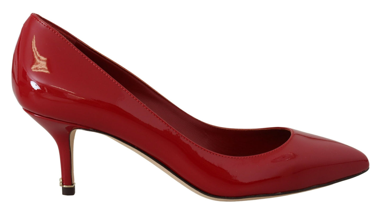 Dolce & Gabbana Exquisite Red Patent Leather Pumps