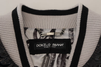 Dolce &amp; Gabbana blouson aviateur noir élégant