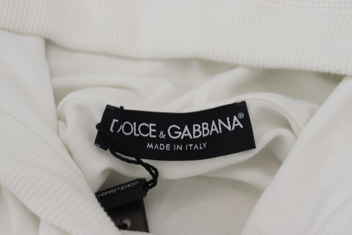 Dolce &amp; Gabbana sweat à capuche à logo blanc