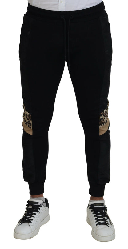 Pantalon de jogging noir Dolce &amp; gabbana pour l'homme moderne