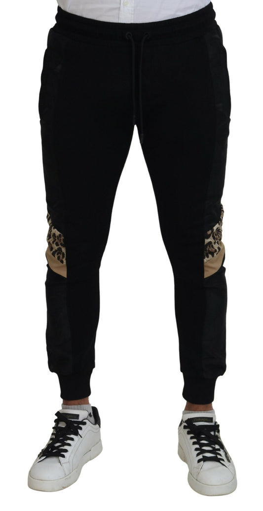 Pantalon de jogging noir Dolce &amp; gabbana pour l'homme moderne