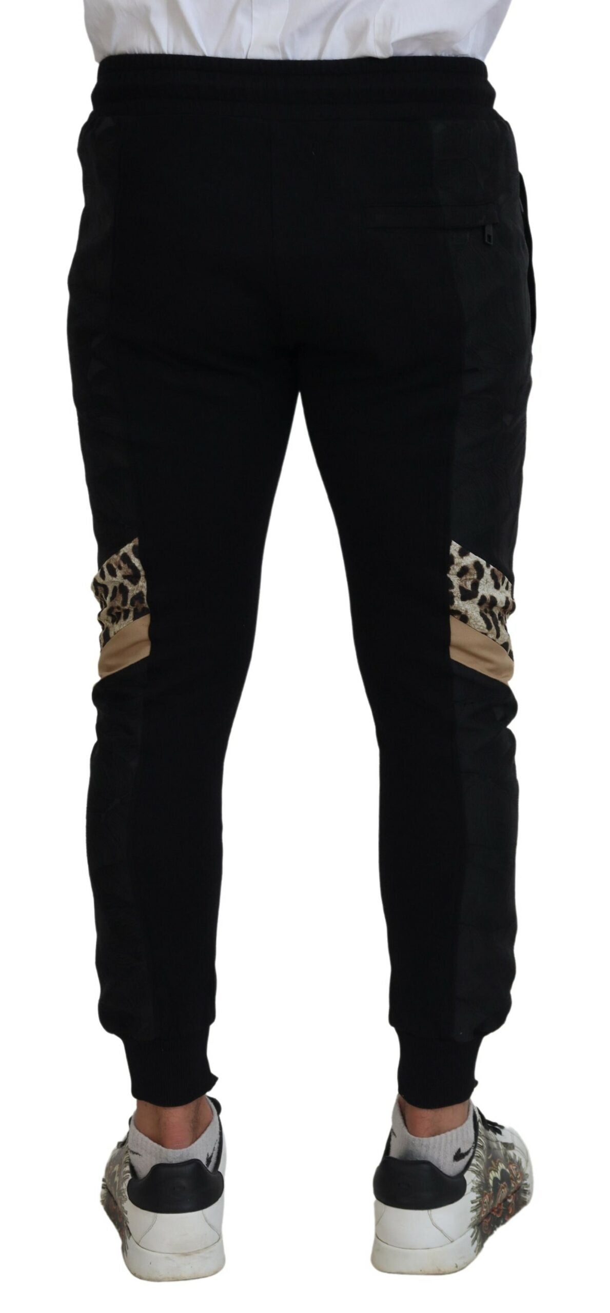 Pantalon de jogging noir Dolce &amp; gabbana pour l'homme moderne