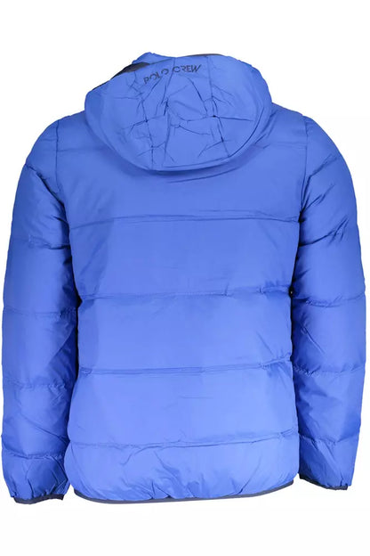 Veste bleue Elite La Martina avec capuche amovible