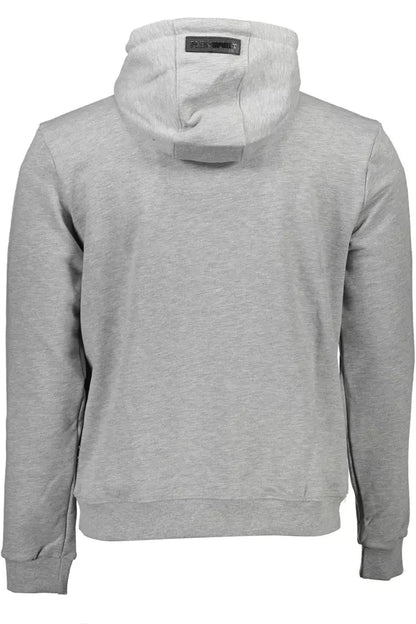 Sweat à capuche à manches longues gris élégant Plein sport