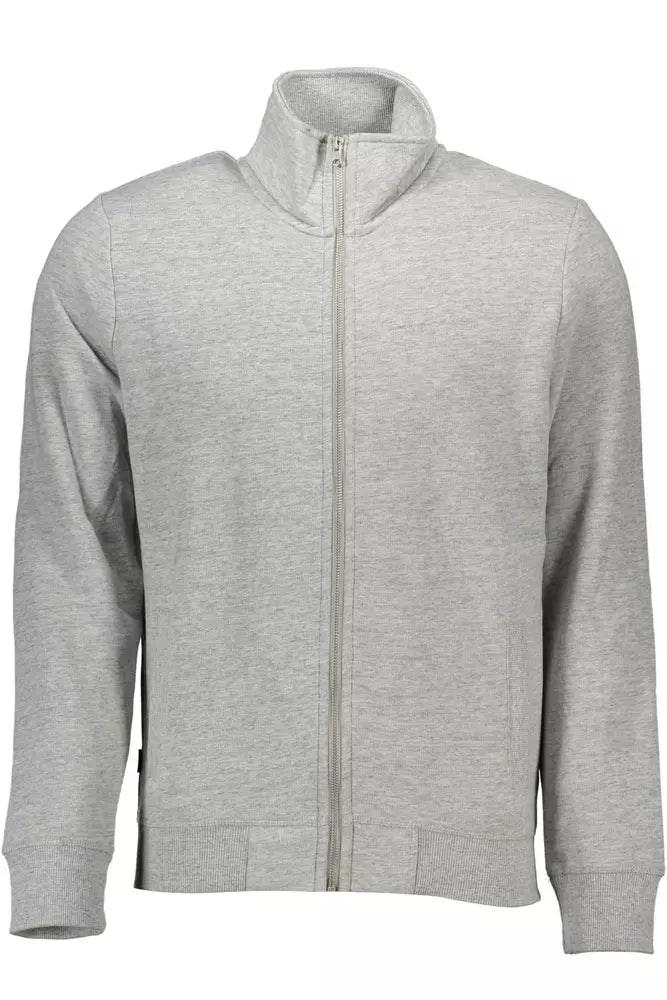 Superdry - Sweat-shirt zippé élégant à manches longues - Gris