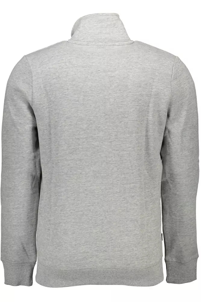 Superdry - Sweat-shirt zippé élégant à manches longues - Gris