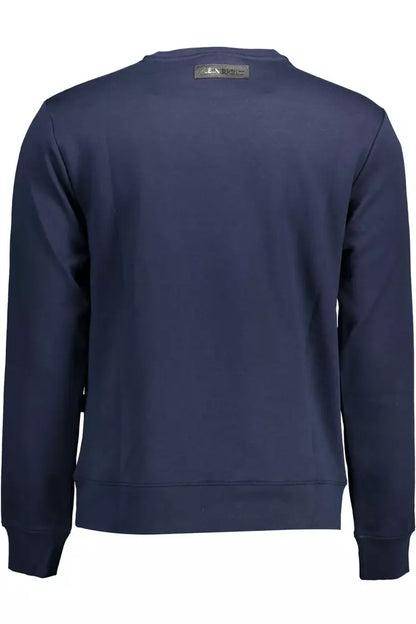 Sweat manches longues bleu athlétique Plein sport