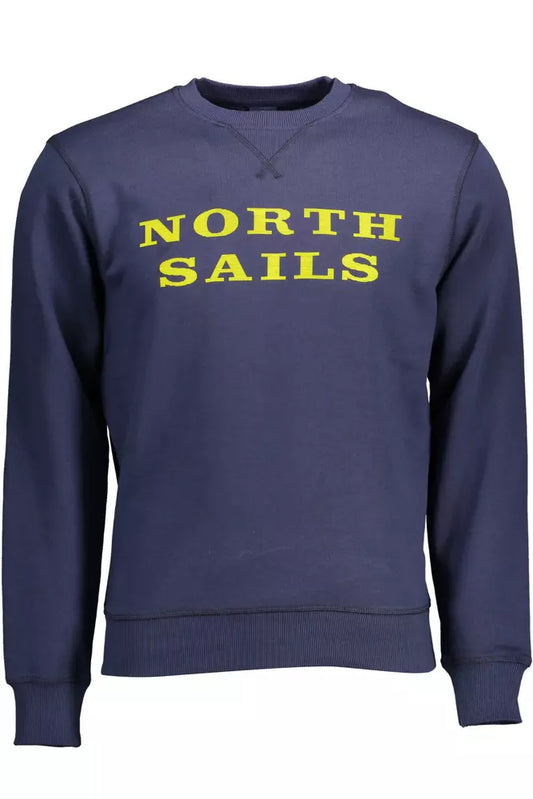 North Sails - Sweat-shirt ras du cou en coton bleu élégant