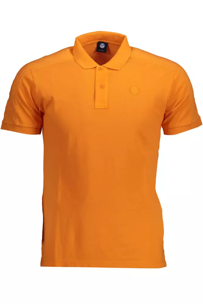 Polo manches courtes North Sails Sunset orange