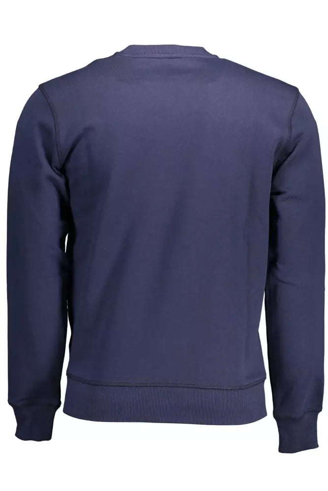 North Sails - Sweat-shirt ras du cou en coton bleu élégant