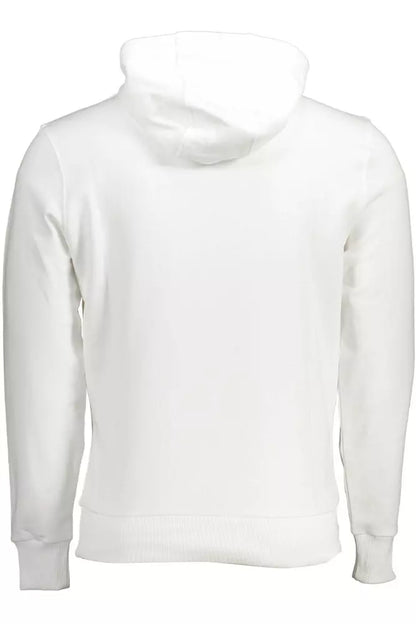 North Sails Chic White Hooded Cotton Sweatshirt