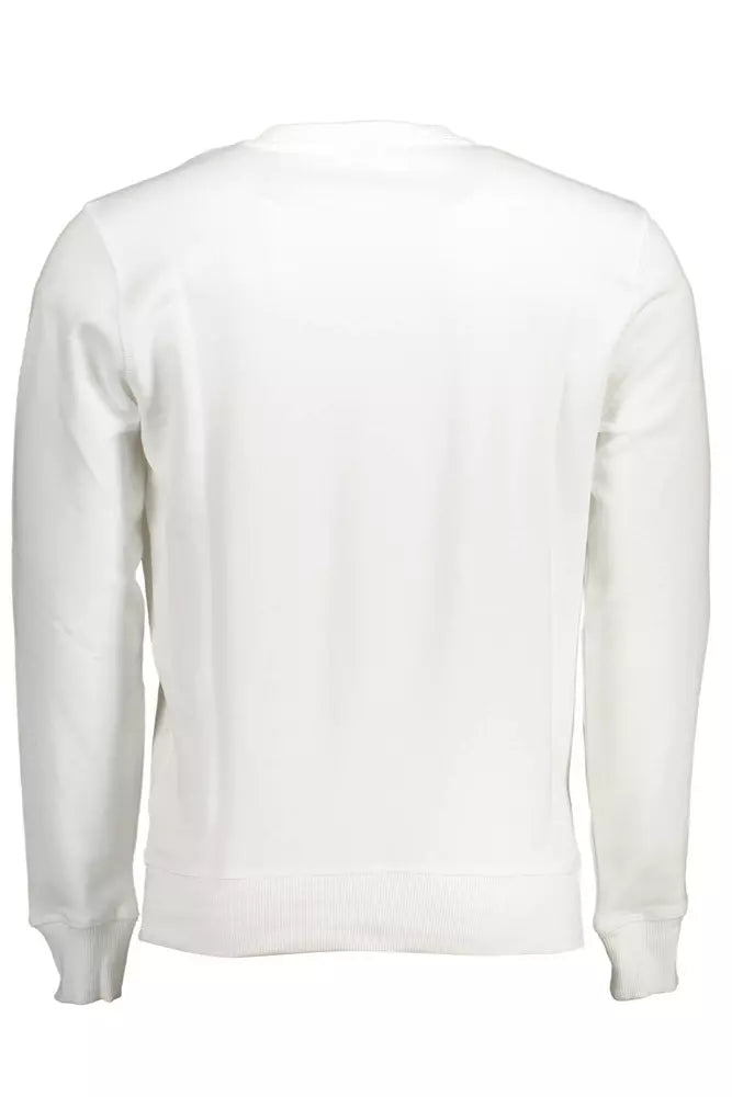 Pull col rond en coton blanc exclusif North Sails