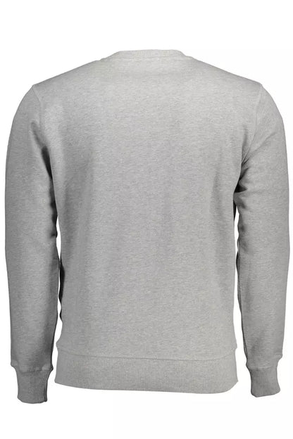 Sweat imprimé col rond gris North Sails