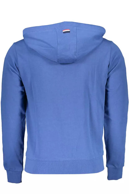 Nous polo assn. sweat à capuche en coton bleu