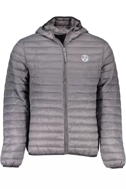 North Sails - Veste à capuche élégante en polyamide - Gris