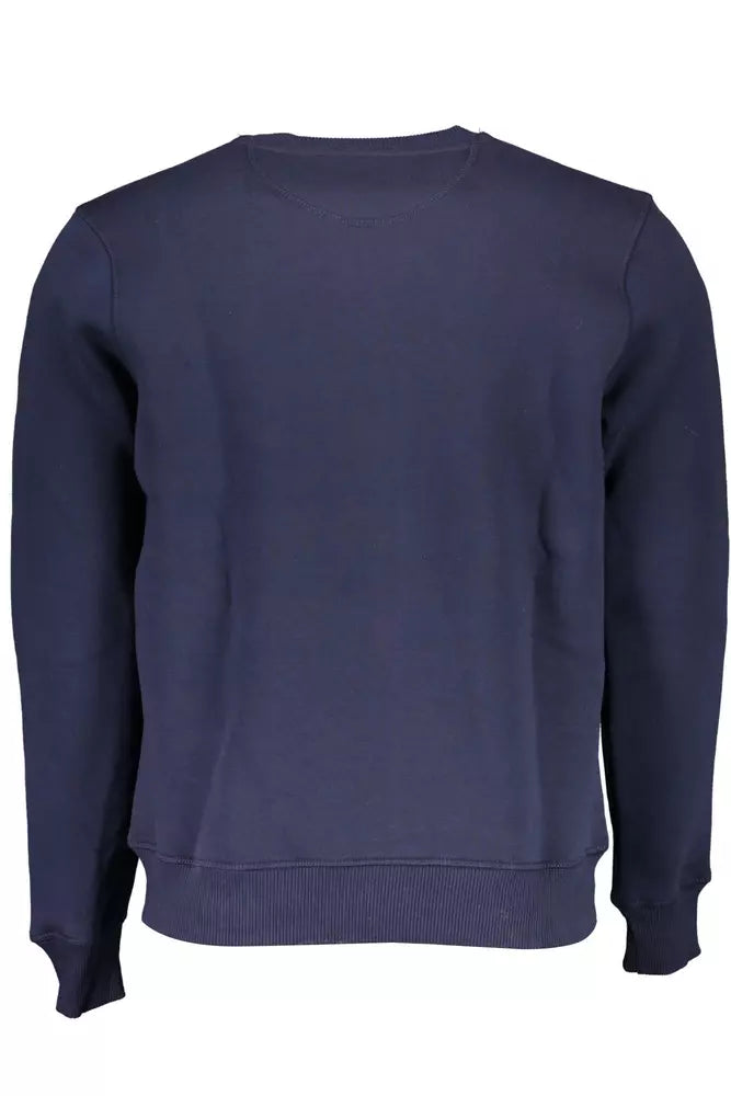 Pull imprimé col rond bleu North Sails