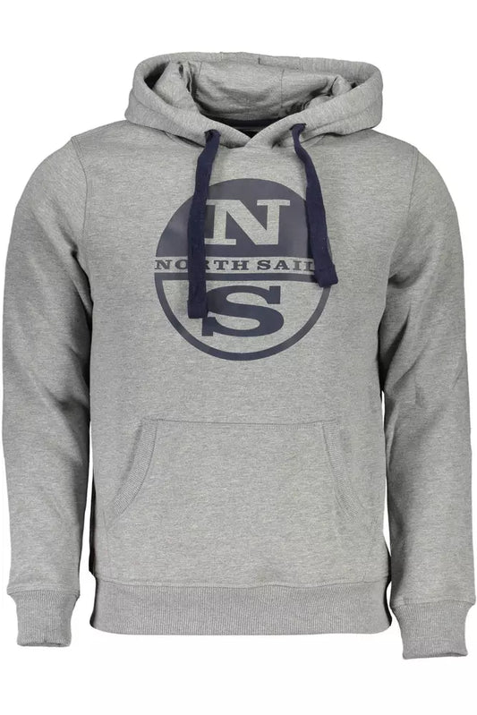 Sweat à capuche gris North Sails avec logo