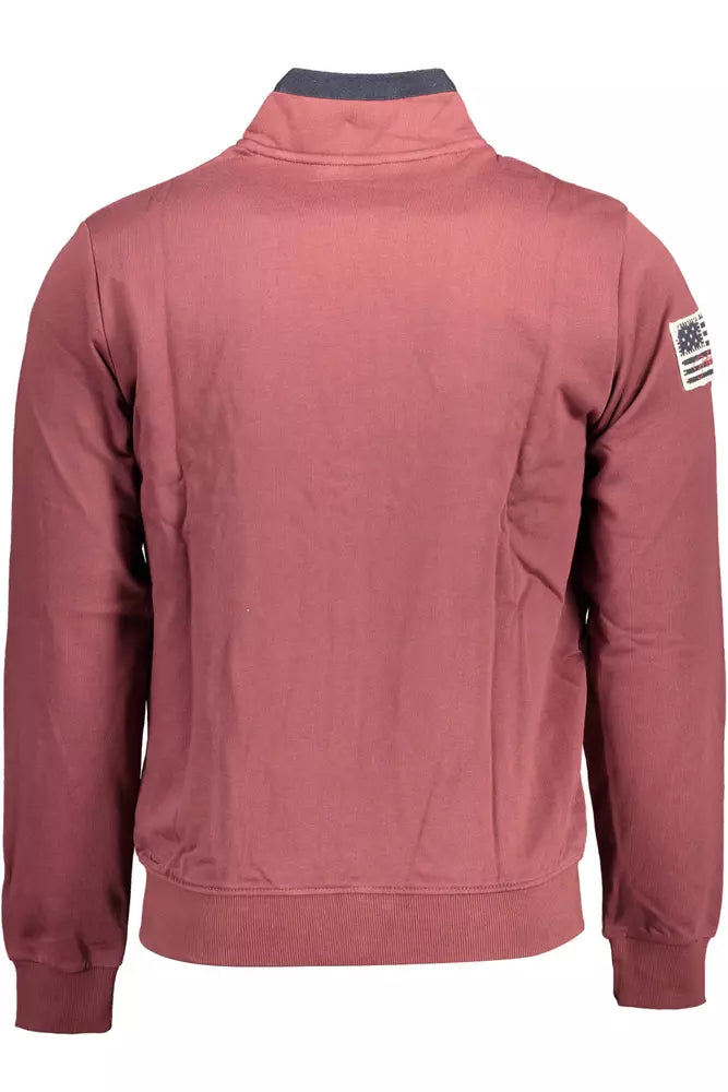 Nous polo assn. sweat-shirt zippé à manches longues en violet