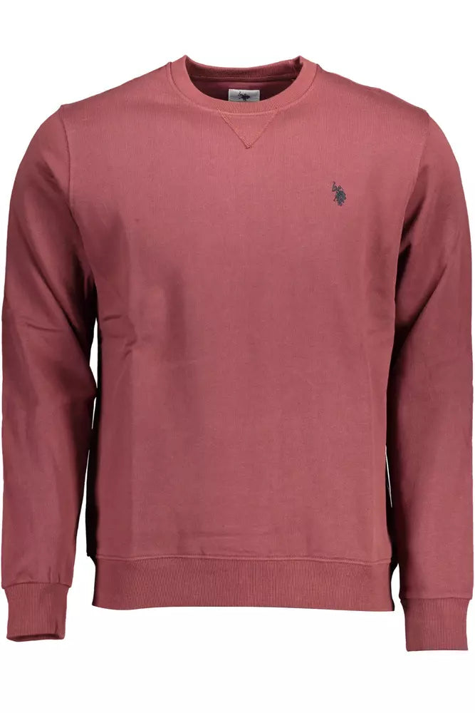 Nous polo assn. pull col rond en coton violet