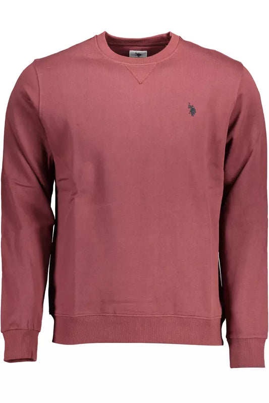 Nous polo assn. pull col rond en coton violet