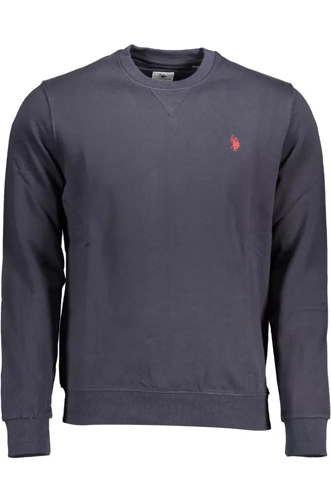 Nous polo assn. sweat bleu à logo brodé