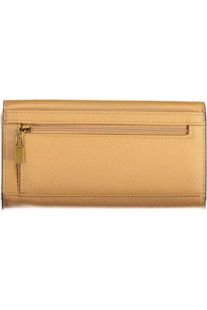 Guess Jeans Elegant Beige Polyethylene Women's Wallet