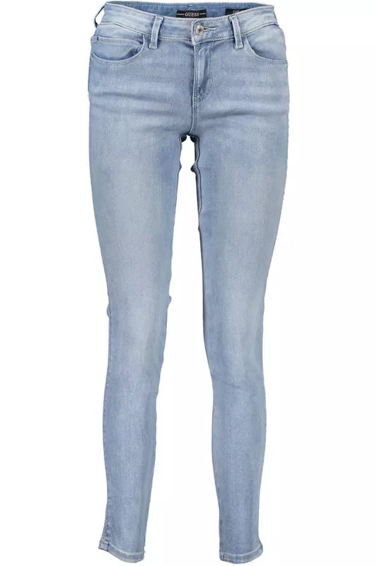 Jeans Guess en denim bleu clair pour un style sophistiqué