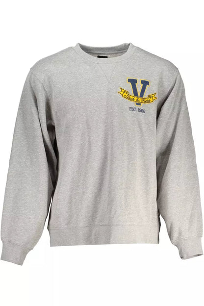 Vans - Sweat-shirt confortable brodé gris chiné