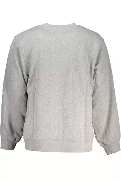 Vans - Sweat-shirt confortable brodé gris chiné