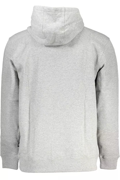 Vans sweat-shirt à capuche gris élégant avec poche centrale