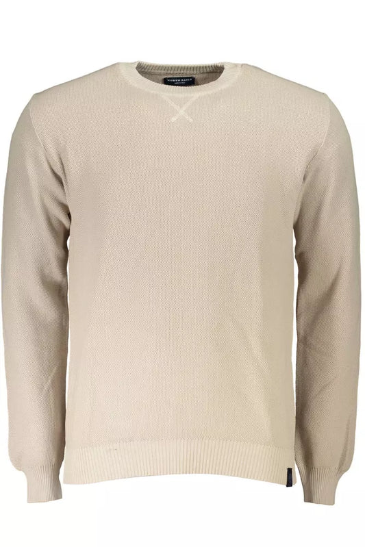 Pull en coton biologique beige North Sails