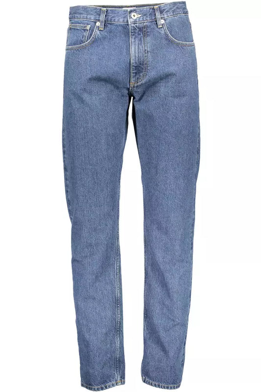 Gant jean sophistiqué en coton bleu