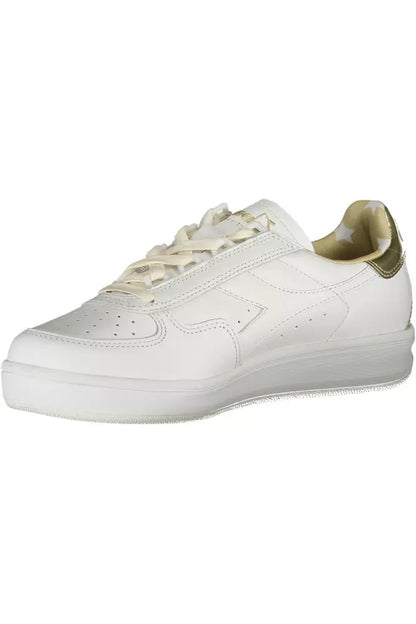 Baskets de sport à lacets blanches élégantes Diadora